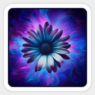 Galactic Daisy Sticker